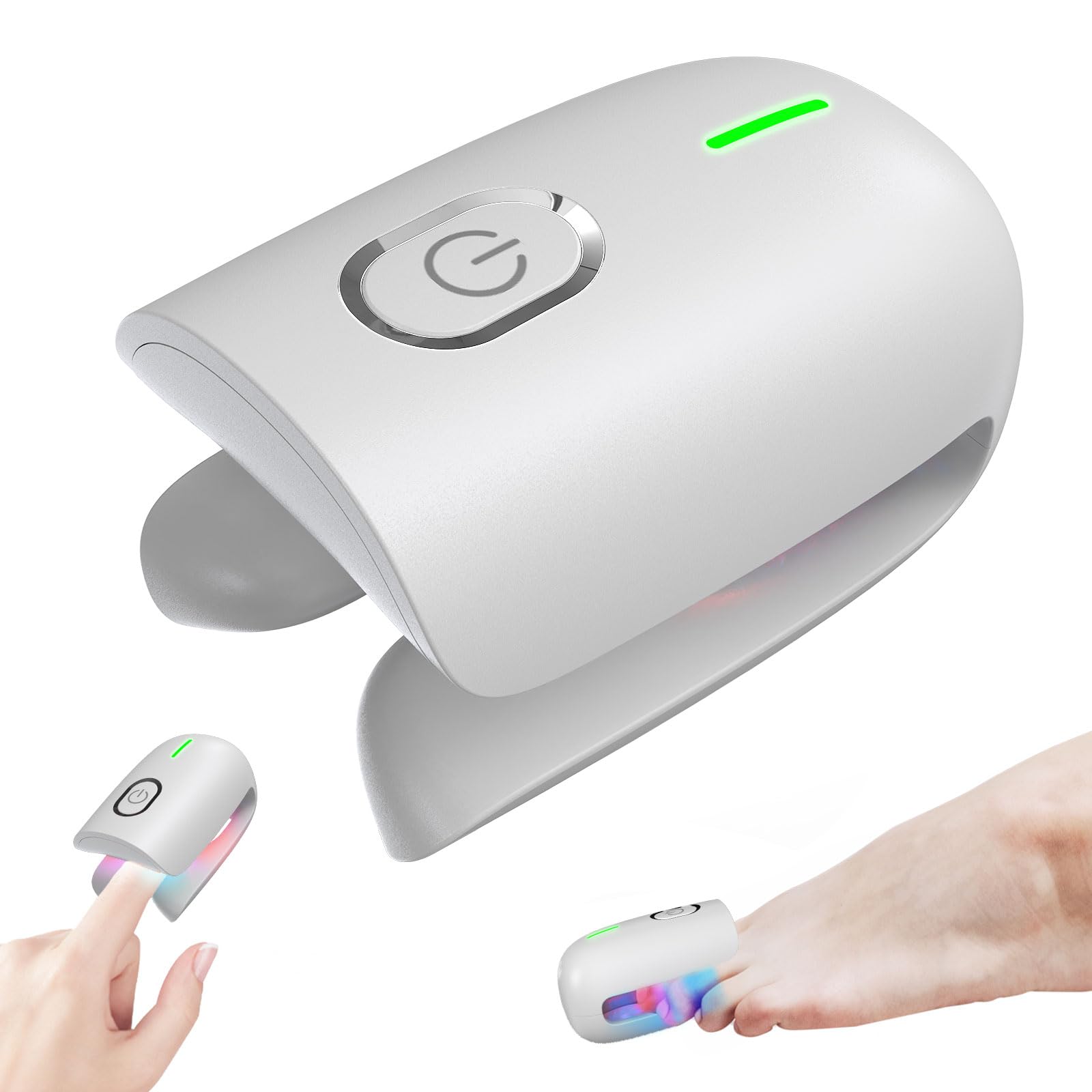 Nail Fungus Device, Fungal Nail Treatment, Antigungal Device for Toenail Fingernail and Onychomycosis