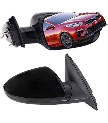 Amazon.com: Left Driver Side Power Heated Mirror Smooth Black