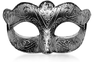MYMENU Masquerade Mask for Men Women Vintage Greek Venetian Retro Masks for Halloween Carnival Mardi Gras Costume Cosplay