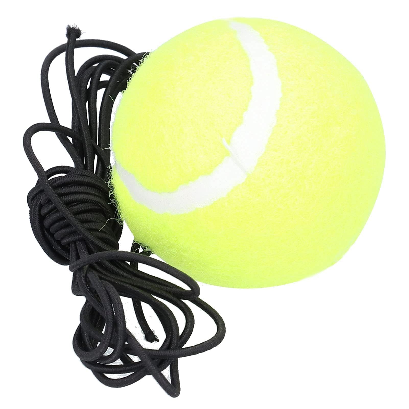 VBESTLIFE Tennis Ball Trainer, Elastic String Single Player Practice Ball Hanging Practice with Rope