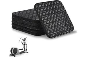 NYGHMY 6 Pcs High-Density Silicone Anti-Vibration Mat Pads, 3.94" x 3.94" x 0.2", Double-Sided Non-Slip Floor Protectors for 
