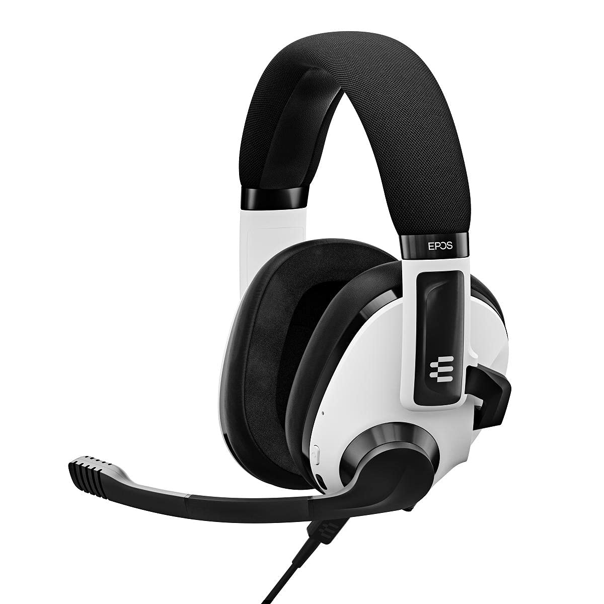 EPOS H3 Hybrid - Closed Acoustic Gaming Headset With Bluetooth - USB-A PC & 3.5mm Console Cable - Dual Microphones - Lightweight - Easy Adjustment - Long Battery Life - Multi-Platform Compatible White