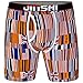 JINSHI Workout Seamless Boxer Briefs Stretchable Long Leg Underwear for Mens 3 Pack Size Large