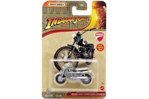 Matchbox Indiana Jones Ducati Scrambler 6/100, Die-Cast Motorcycle
