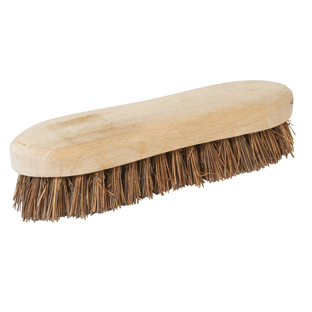 Silverline Scrubbing Brush 215mm (8") (969750), Brown