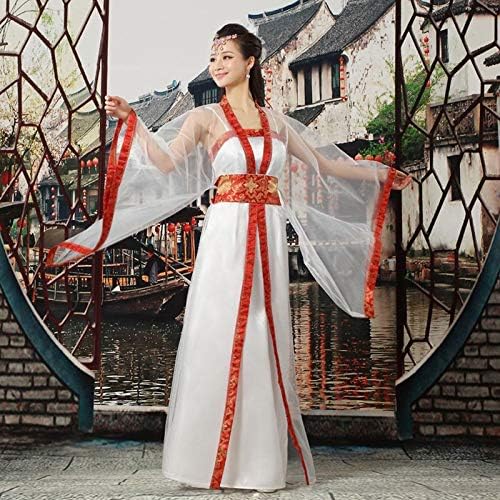 Cxlyq Hanfu Hanfu Oriental Dance Costumes National Costume Han Dynasty Ancient Chinese Woman Costume Chinese Folk Dance Fan Dress Clothing