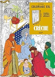 Art thérapie Coloriage XXL Crèche