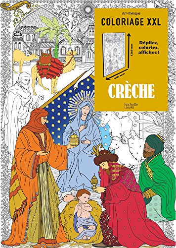 Art thérapie Coloriage XXL Crèche