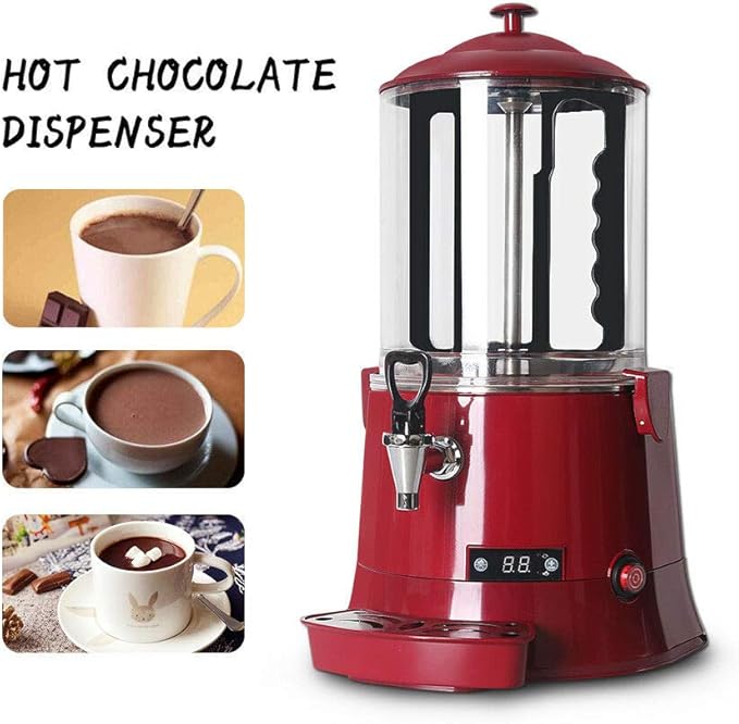 TRUSTME 10L Hot Chocolate Dispenser Red Chocolate Machine Cycle