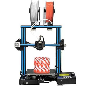 Geeetech A10M Impresora 3d con Mix de color de impresión, Dual de extruder de diseño, Filamento Detector de metales y...