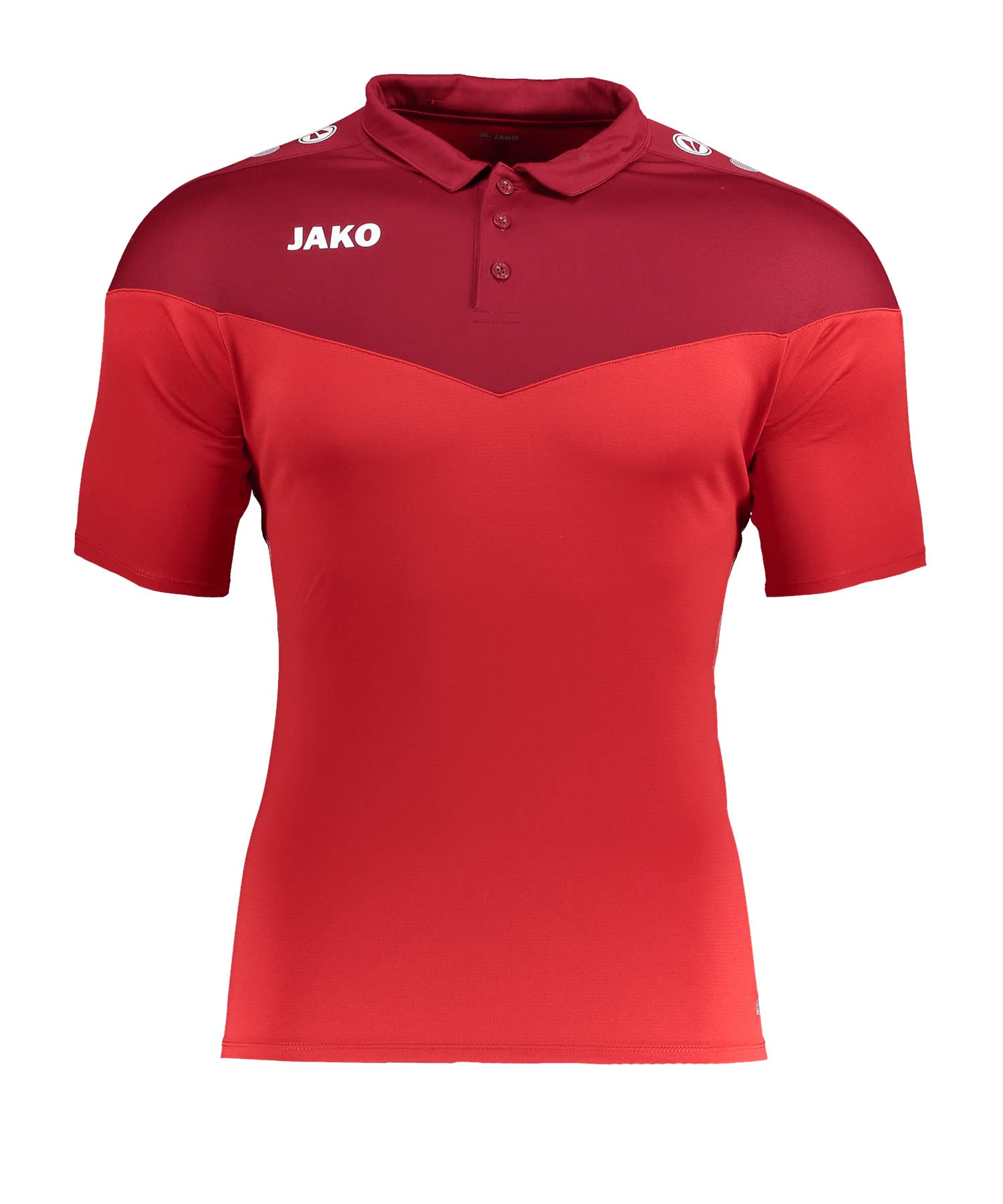 JAKO Champ 2.0 Polo Men's Polo - Red/Wine Red, 4X-Large