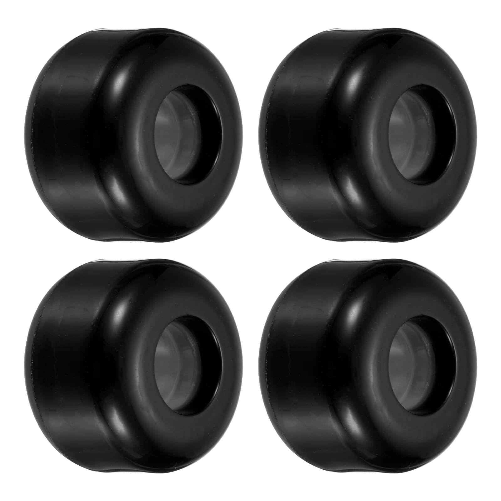 PATIKIL 54mm Skateboard Wheel, 4 Pack Street Wheels for Skateboards Cruiser Wheels Replacement 85A, Black