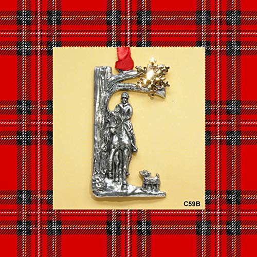 Designs by Loriece Christmas Morning Ride Horse Ornament