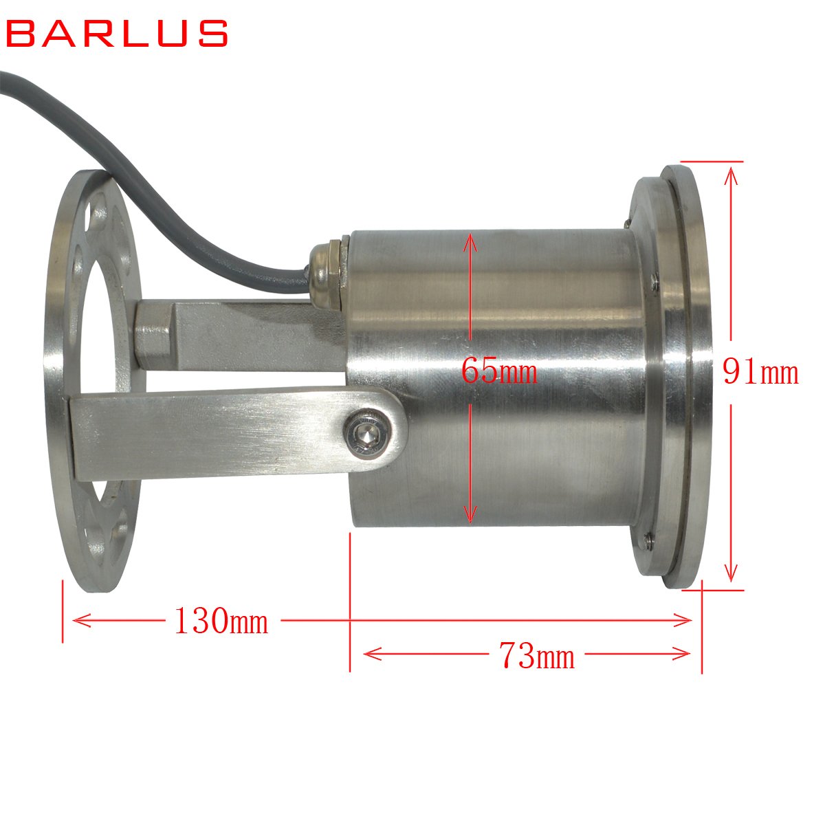 Underwater Cameras 304 Stainless Steel IP68 5MP 2592×1944 POE IP Camera 32Ft Cable Koi Pond Camera