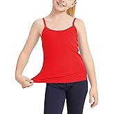 Dreammonkey Girl’s Full Sleeveless Camisole Tank Tops Kids Comfort Breathable Dance Tank Tops(Ages 2T-14Years)