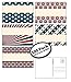 100 Pack of Blank Postcards. Each Post Card in This Patriotic, Bulk Set is 4 x 6, USPS Compliant (mailable), and USA Made. Mail to Voters to get Votes. Flip Side is Plain White and unused. (Variety)