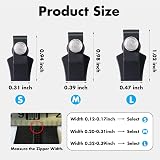 RichLuck 8PCS Zipper Repair Kit - 3 Sizes Zipper Slider Replacement view 5