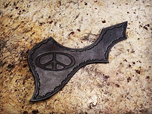 Leather Pick Guard - Epiphone Hummingbird - Hand Tooled Acoustic Guitar Pickguard - Gibson Hummingbird