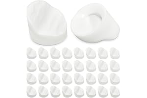 NBBIWW 50PCS Entry Door Plugs, Door Frame Plugs Diameter 5/16" x 1/4", Door Window Screw Hole Plugs Compatible with ODL/Western Reflection Frame, White