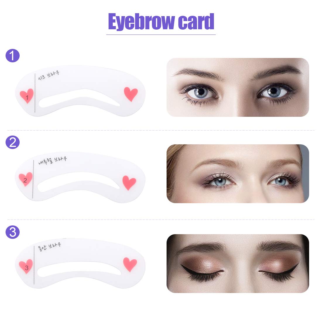 9 in 1 Eyebrow Grooming Kit - LIONVISON Professional Eyebrow Kit Including Eyebrow Razor, Eyebrow Brush, Tweezers, Eyebrow Trimmer, Eyebrow Scissors, Eyebrow Comb and 3 Eyebrow Card: Beauty