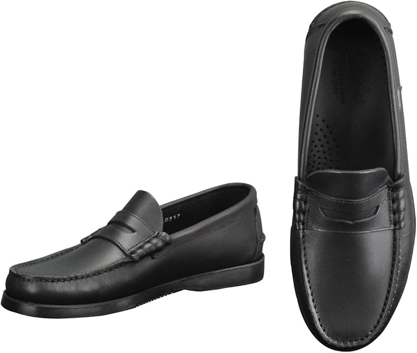 [パラブーツ] コインローファー メンズ靴 ブラック 黒 オイルドレザー CORAUXモデル coraux-093612 国内正規取扱