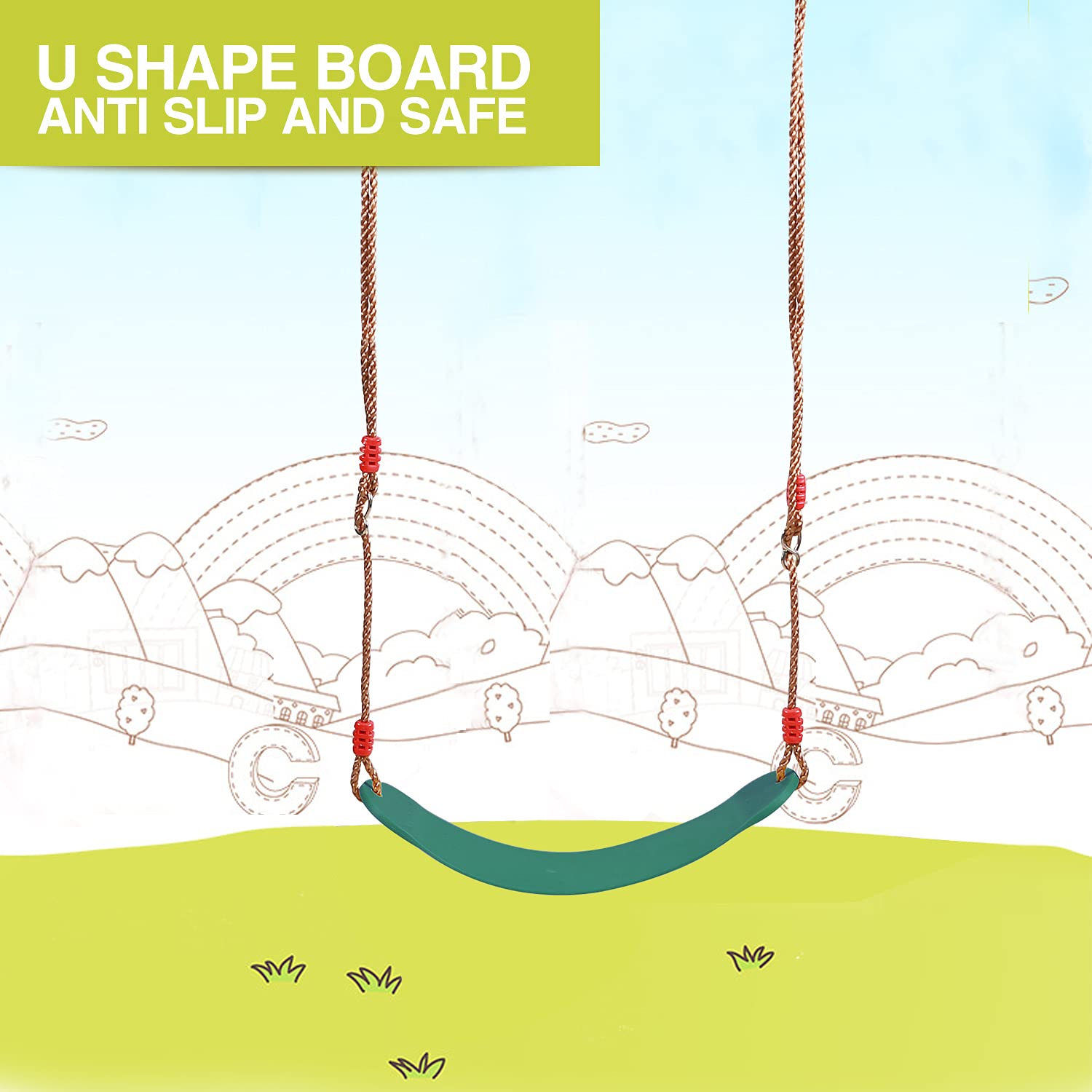 RedSwing Swing Seat for Kids Outdoor with 36-70