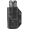 Clip & Carry Kydex Multitool Sheath for the LEATHERMAN Arc - Made in USA - Multi Tool Holder Holster - Carbon Fiber Black