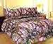 The Woods Premium Microfiber CAMO Sheet Set (Pink, Full)