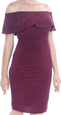 wine sheath dress