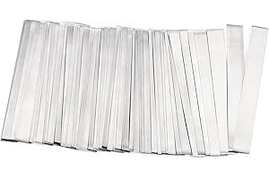 Pure Nickel Strip- 99.6% Nickel for 18650 Soldering Tab for High Capacity Lithium, Li-Po Battery, NiMh and NiCd Battery Pack Battery and Spot Welding, a U.S. Solid Product (0.2x8x100mm, 100pcs)