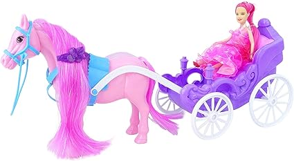 princess carriage and horse toy