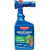 BioAdvanced 2-in-1 Moss and Algae Killer and Cleaner, Ready-to-Spray, 32 oz, 500 SQ FT