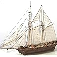 PUZOU DIY Sailboat Modeling Kit - Classical Wooden Sailing Boat Ship Decorat