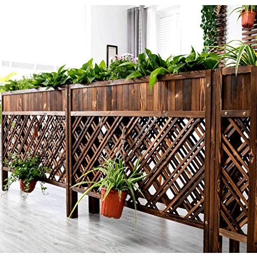 KDDEON Blumenständer Korrosionsschutz-Blumen,Rankgitter Rack Massivholz Blumentrog Pflanzenrahmen Verdicken,Innen/Außen… – Bild 3