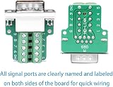 PENGLIN 2Pcs DB9 Solderless RS232 D-Sub to 9-Pin Port Breakout Board Case view 2