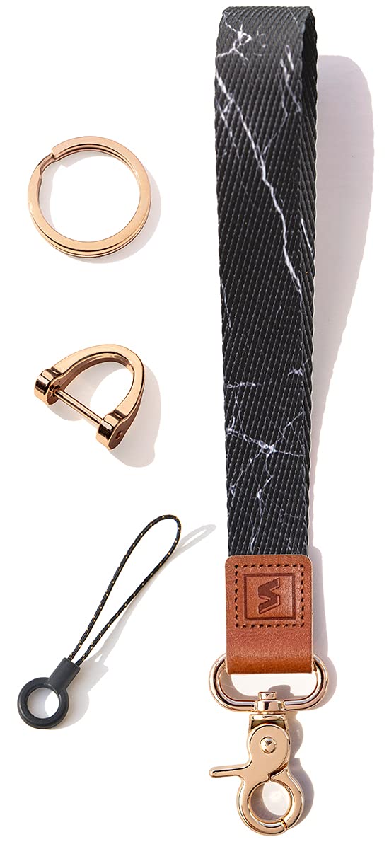 SENLLY Wristlet Lanyard Strap for Keys, Original Pattern Design Wrist Keychain Holder — image 1