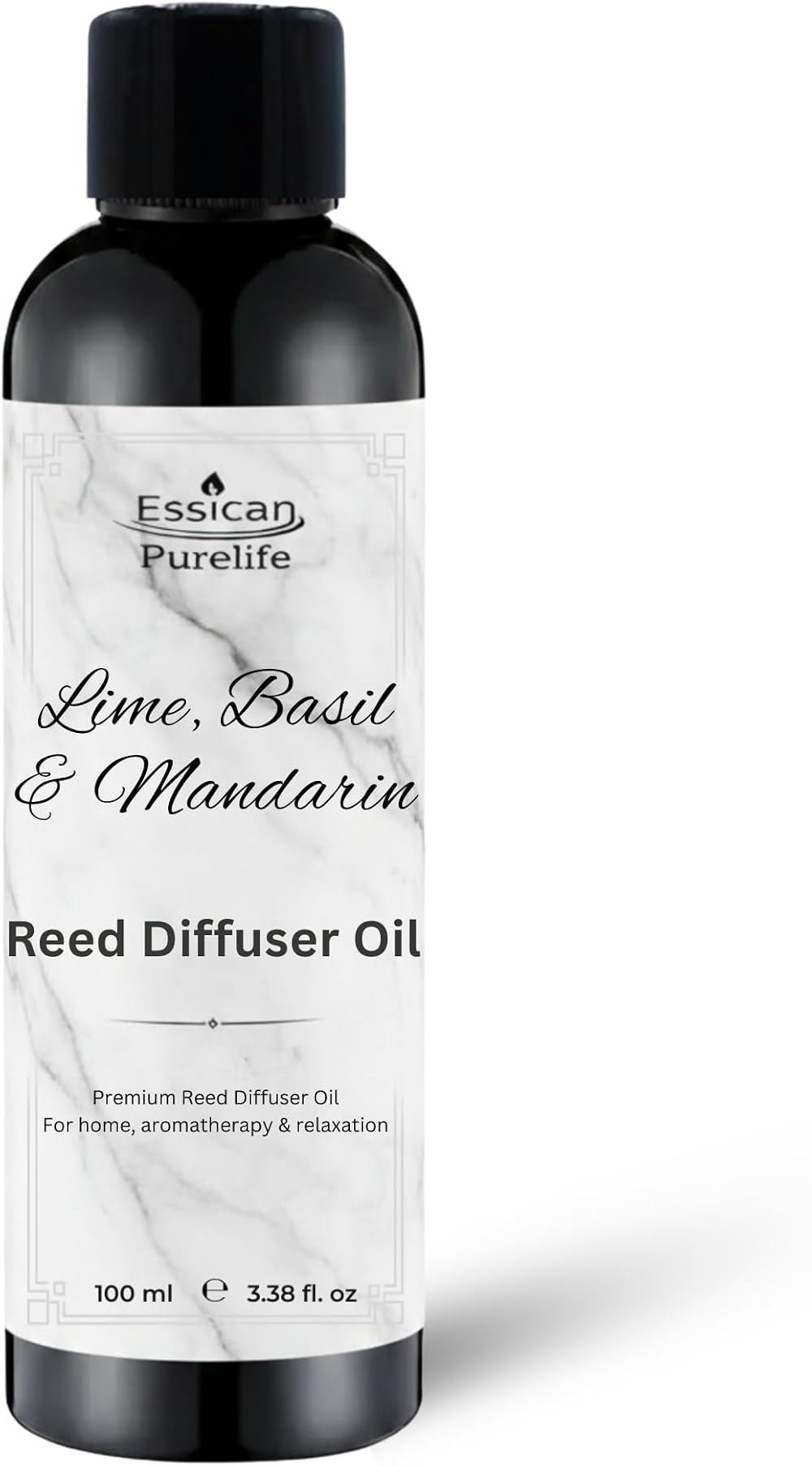 Essican Purelife Lime Basil Mandarin Reed Diffuser Oil Refill 100ml