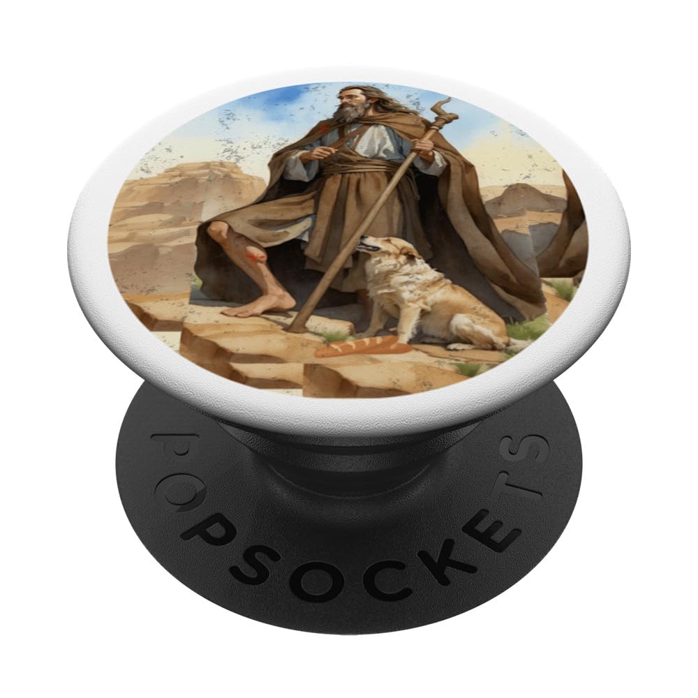 St Roch, Patron saint of dogs, Roche PopSockets Swappable PopGrip