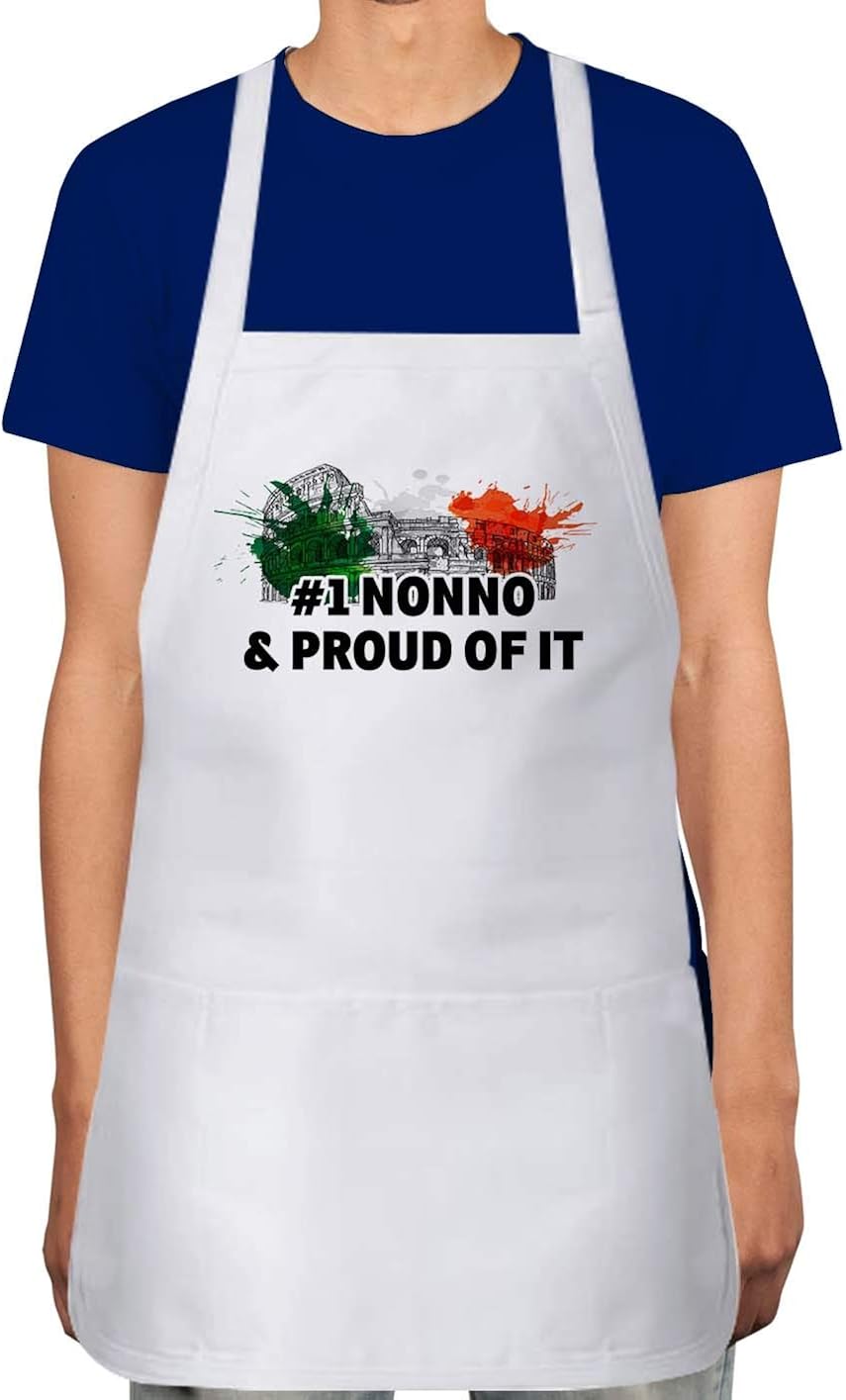 Makoroni 1 NONNO AND PROUD OF IT Italy Italian Apron