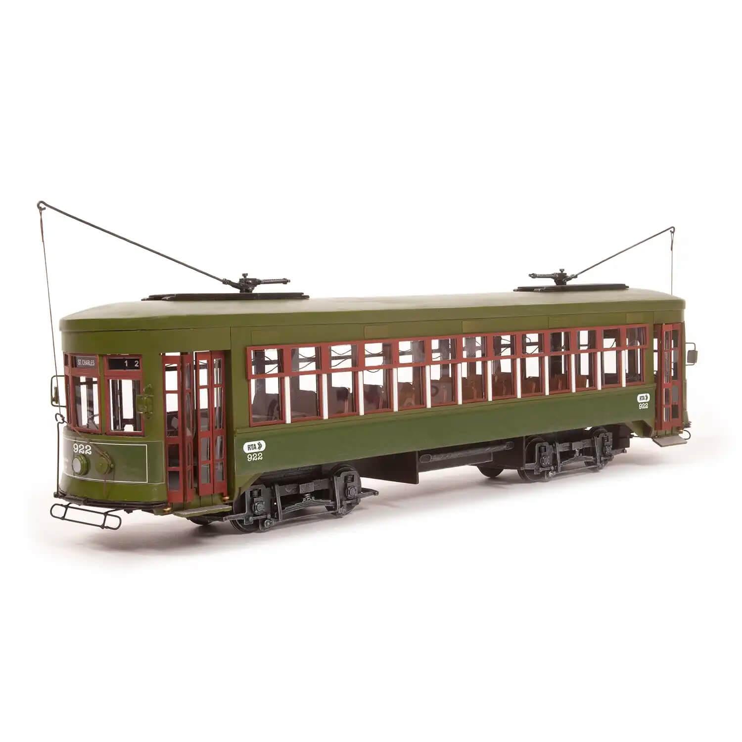 Tram New Orleans Scale 1:24 G45 – Assembly Kit in Wood and Metal – Required Assembly – Code 53012