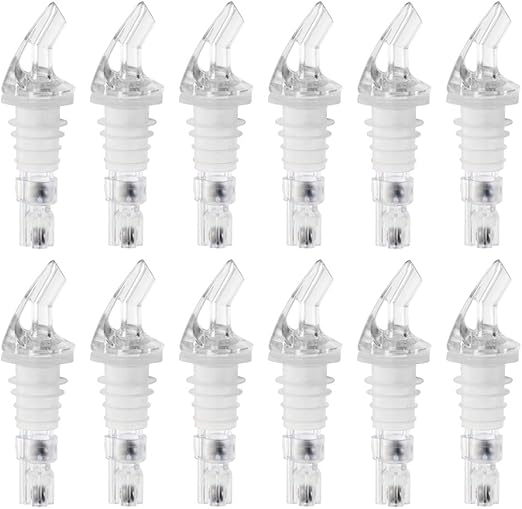 Measured Pour Spouts by Tezzorio Measured Liquor Bottle Pourer Pack of