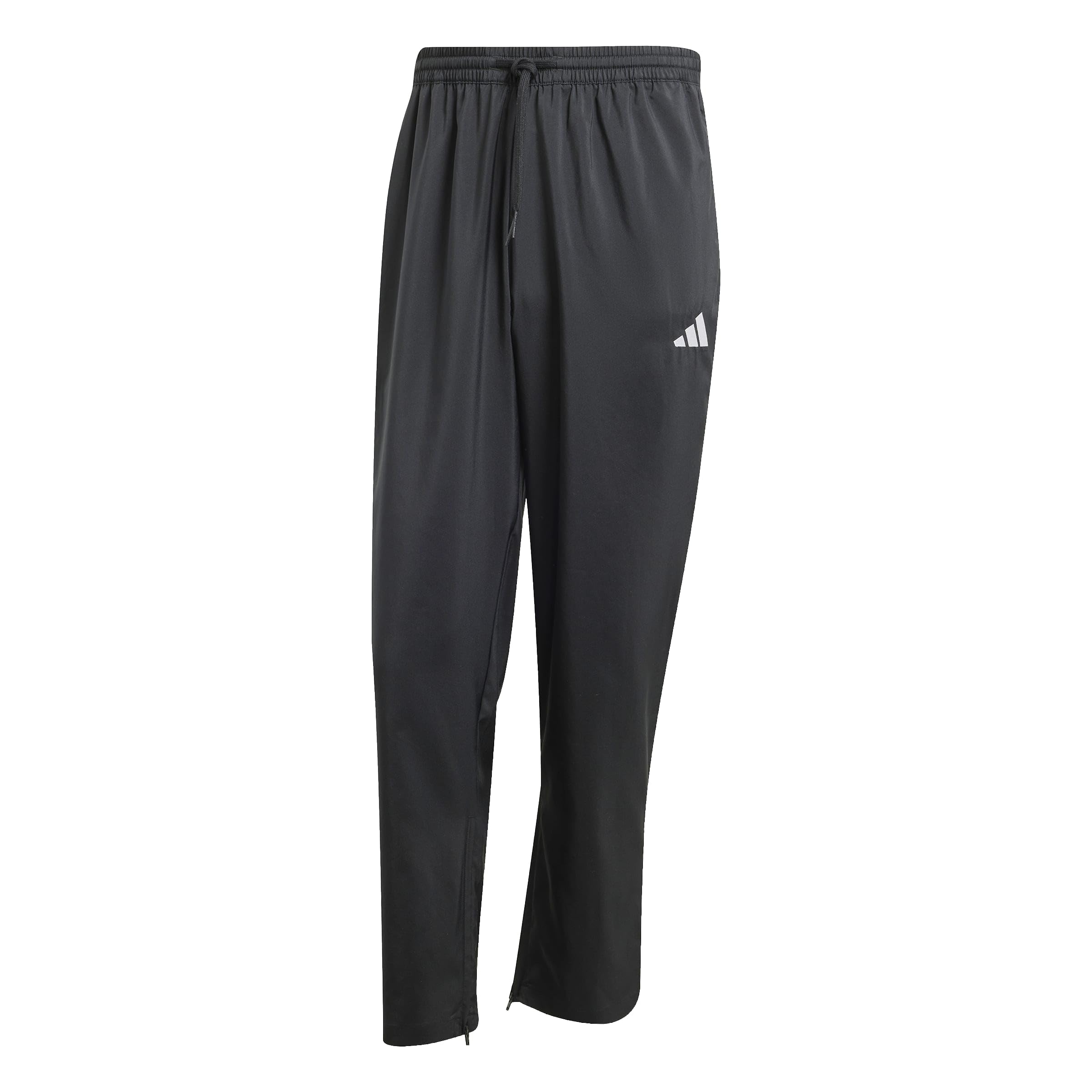 adidas Herren Essentials Small Logo Stanford Open Hem Pants, Black/White, XXL Short