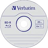Verbatim BD-R SL 25GB 6x Blu-ray Disc 5 Pack Jewel Case view 2