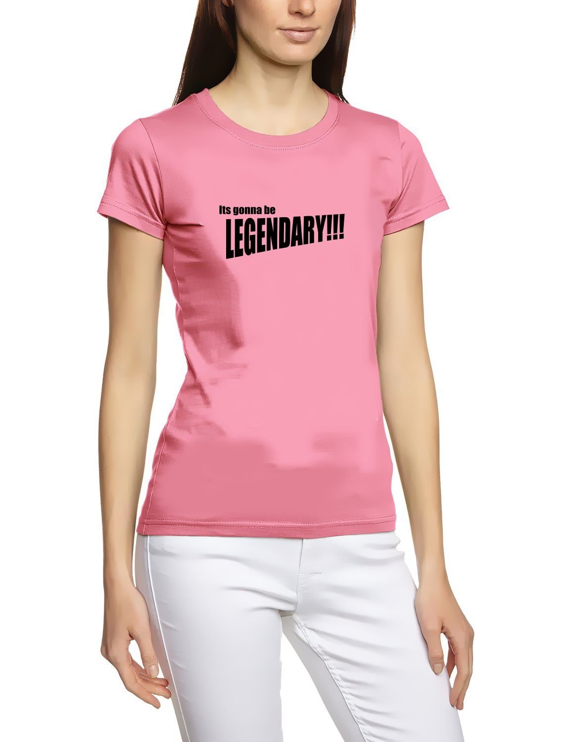 Coole-Fun-T-Shirts Men's T-Shirt How I met Your Mother - Its Gonna be Legendary! - Pink - X-Large