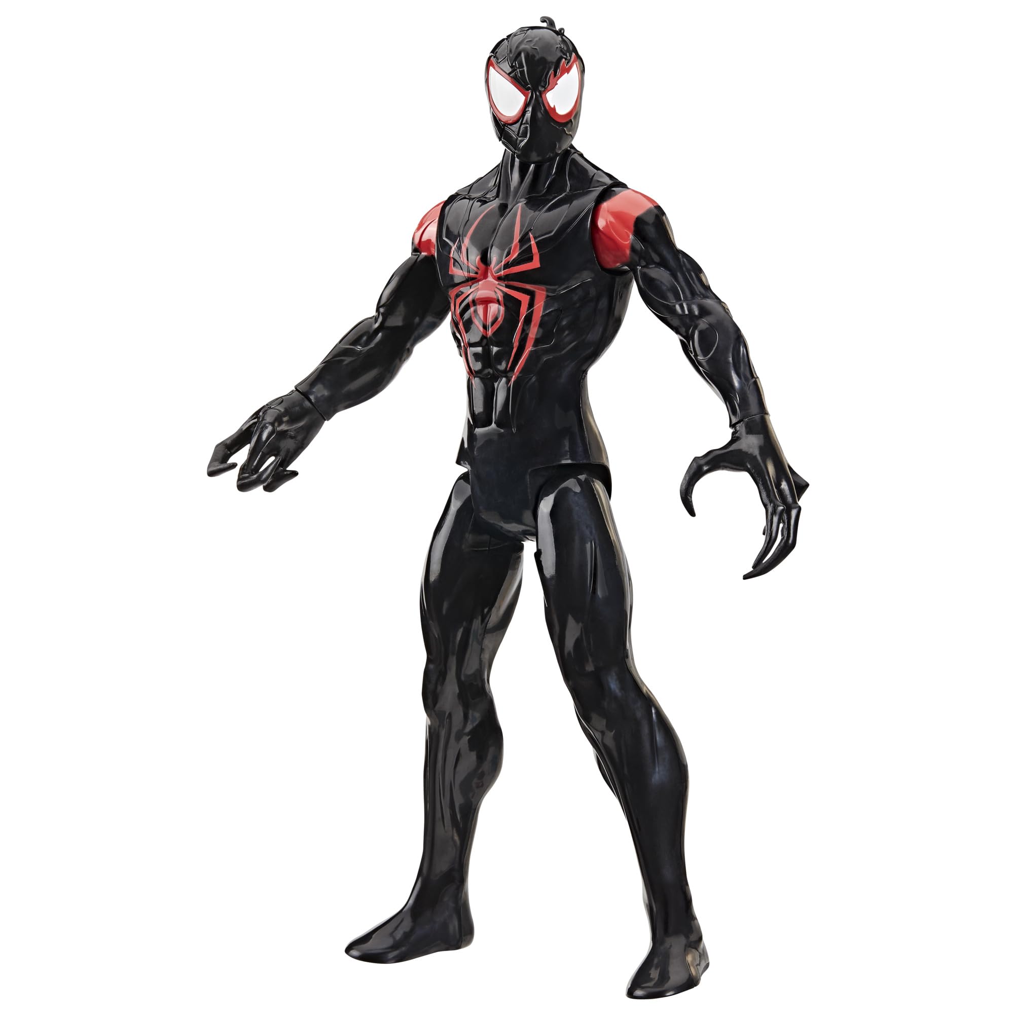 Marvel Spider-Man VenomVersus Titan Hero Series Miles Morales Action Figure, 12 Inch (30 cm) Super Hero Figures & Toys for Kids Ages 4+