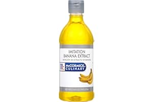 McCormick Culinary Imitation Banana Extract, 16 fl oz - One 16 Fluid Ounce Bottle of Banana Flavoring Extract, Perfect for Baking, Keto, Beverages and More