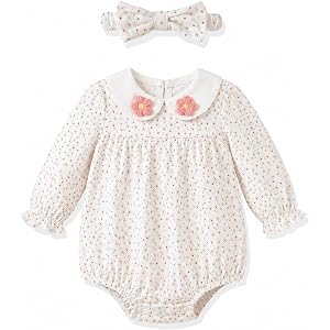 Renotemy Baby Girl Outfit Fall Newborn Girls Bubble Clothes Preemie-12Month | Premature Baby Coming Home Gift Clothing,Winter
