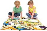Galt Giant Floor Puzzle Construction Site 30 pieces 60x90cm ages 3-6 view 4