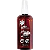 Aloe Up Light Tanning Oil Spray SPF 6, Aloe Vera, 4 oz | Light, golden tan; SPF 6 sun protection; Pure aloe vera &amp; natural oils; Fast-absorbing, non-greasy, dries clear;