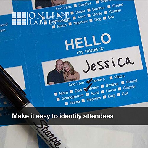 4" X 3.33" Shipping Labels (100 Sheets) - Blank White Matte - 6 Labels Per Sheet = 600 Labels Total - Inkjet/Laser Compatible - Online Labels